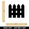 Picket Fence Solid Self-Inking Rubber Stamp for Stamping Crafting Planners